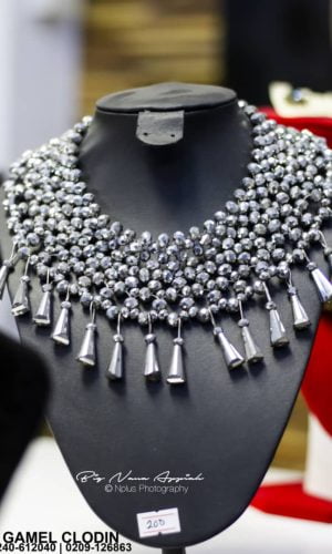 Traditional silver necklace