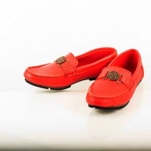 Red Leather loafers