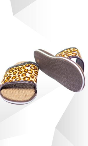 Tiger skin slippers