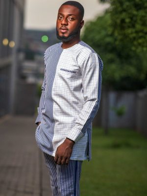 Anidasuo Navy-Blue stripes