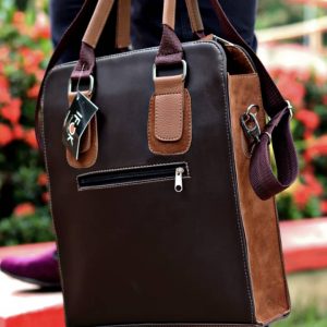 Dark Brown Men Bag