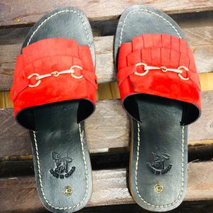 Asaase Red Slippers