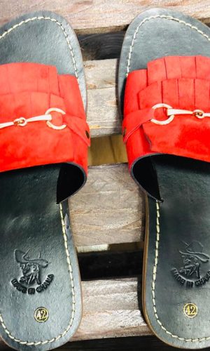 Asaase Red Slippers