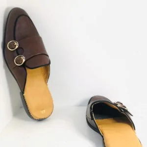 Tan Brown Half shoe
