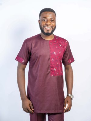 Burgundy Kaftan