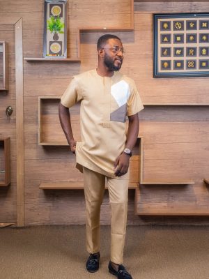 Akenten Khaki Kaftan