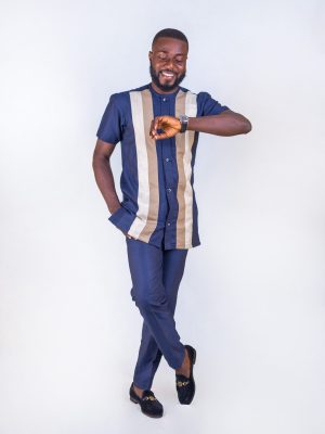 Otumfuo Short Sleeve Kaftan