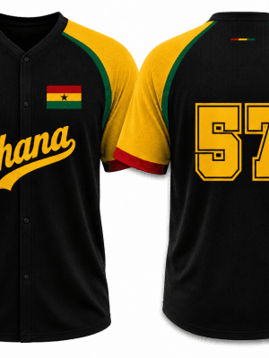 ARISE GHANA JERSEY  ( BUTTON-DOWN )