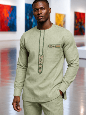 Sankofa Sage Kaftan